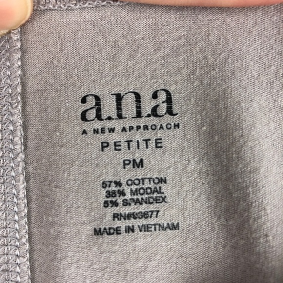 a.n.a Metallic Long Sleeve Shirt Pale Mauve - Picture 9 of 9